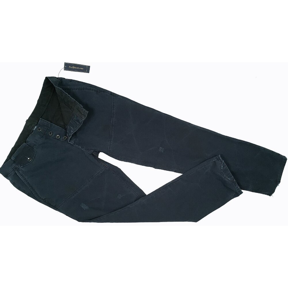 NEW Vintage Polo Ralph Lauren Sun Valley Pants! Weathered Blue Heavier Distress